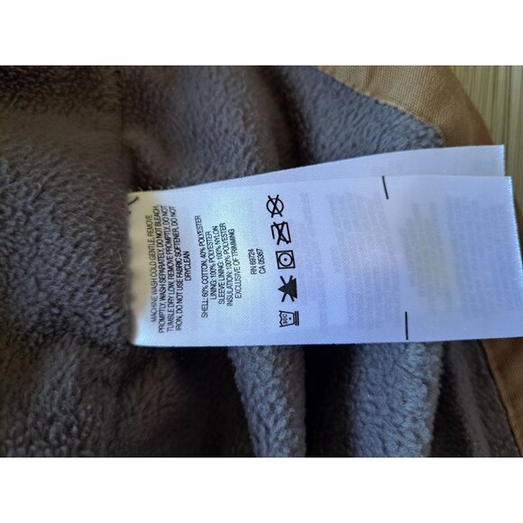 Columbia Mens Canvas Utility Jacket Loma Vista Tan L Corduroy Collar Utility - Picture 9 of 12